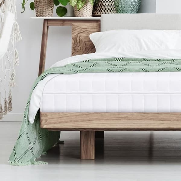 Madrass 100x190 cm - Madrass i kallskum - 7 komfortzoner - tjocklek 15 cm - Mikrofiberöverdrag - Hypoallergenisk och mjuk