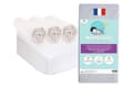 Miniatyrbild 1 av 4: PRAKTISKT BABYKIT Madrass 40x80 Cradle Bassinet Bambu + 3 ekologiska påsar + 2 ekologiska bäddmadrasser | GOTS-certifierad | Tillverkar Frankrike EU