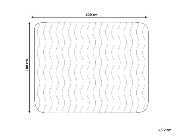 Vådliggerlagen Hvid Microfiber 180 x 200 cm Vandtæt Madrasbeskytter til Seng Åndbart Design