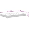 Miniatyrbillede 9 af 9: vidaXL skummadras til børn 80x150 cm medium blød