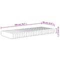 Miniatyrbild 9 av 9: vidaXL Skummadrass medium mjuk 90x200 cm