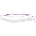 Miniatyrbillede 8 af 10: vidaXL springmadras med bonellfjedre 200x200 cm medium kingsize