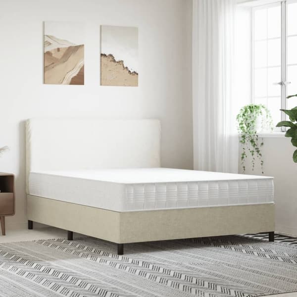 vidaXL springmadras m. pocket-fjedre medium 160x200 cm Super King Size