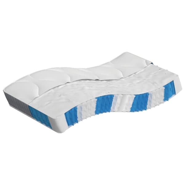 vidaXL springmadras med pocketfjedre 80x160 cm til børn medium