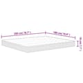 Miniatyrbillede 8 af 10: vidaXL springmadras med bonellfjedre 180x200 cm medium