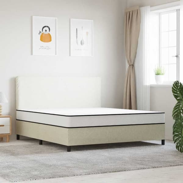 vidaXL springmadras med bonellfjedre 180x200 cm medium