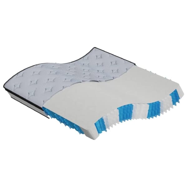 vidaXL springmadras m. pocket-fjedre medium 200x200 cm