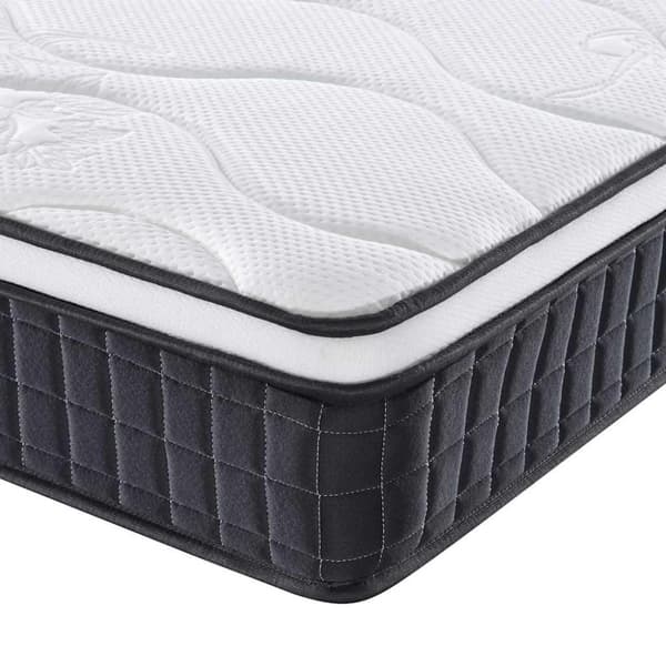 vidaXL springmadras med bonellfjedre 120x200 cm medium