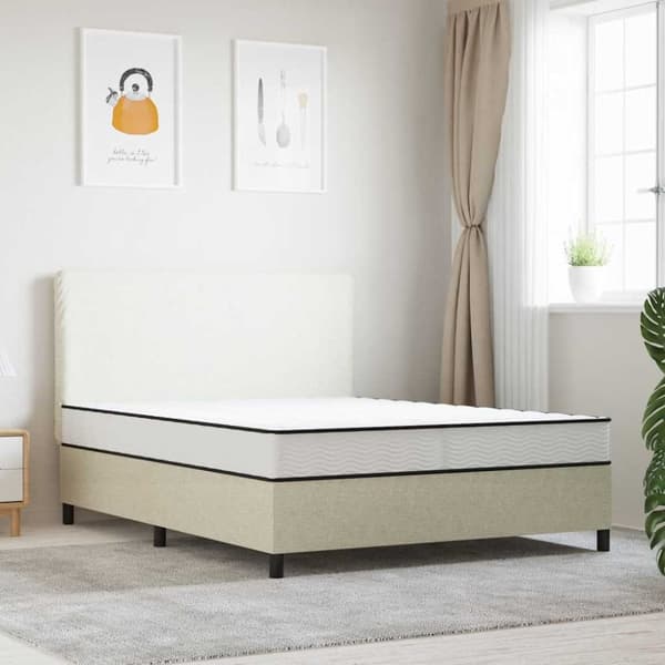 vidaXL springmadras med bonellfjedre 160x200 cm medium