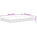 Miniatyrbillede 7 af 10: vidaXL springmadras med bonellfjedre 140x200 cm medium