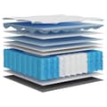 Miniatyrbillede 6 af 9: vidaXL springmadras pocket-fjedre mediumplus 160x200 cm Super Kingsize