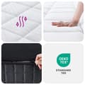 Miniatyrbillede 8 af 9: vidaXL springmadras pocket-fjedre mediumplus 160x200 cm Super Kingsize