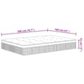 Miniatyrbillede 9 af 9: vidaXL springmadras pocket-fjedre mediumplus 160x200 cm Super Kingsize