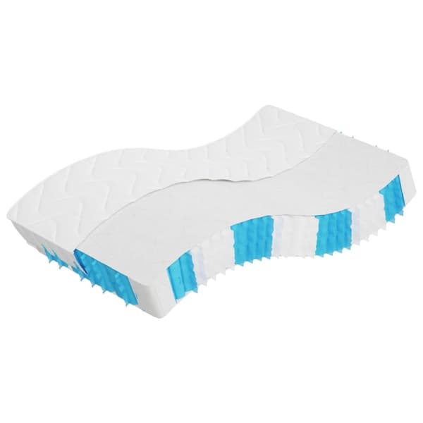 vidaXL Pocketresårmadrass medium fast 120x200 cm