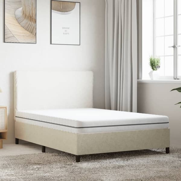 vidaXL Skummadrass medium mjuk 120x200 cm