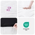 Miniatyrbillede 9 af 9: vidaXL springmadras m. pocket-fjedre medium fasthed 180x200 cm