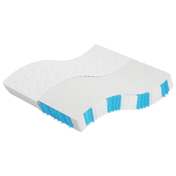 vidaXL springmadras m. pocket-fjedre medium fasthed 180x200 cm