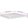 Miniatyrbild 9 av 9: vidaXL Skummadrass medium mjuk 180x200 cm