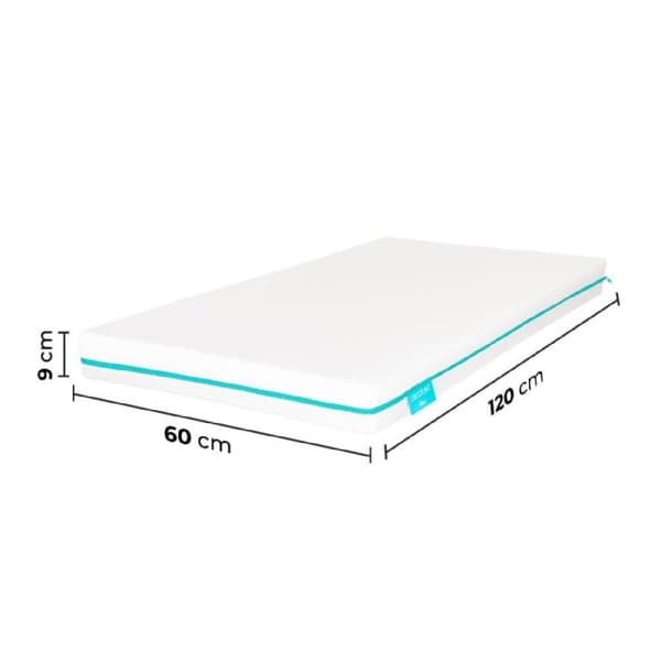 Cecotec Foam cradle mattress with zipped cover.