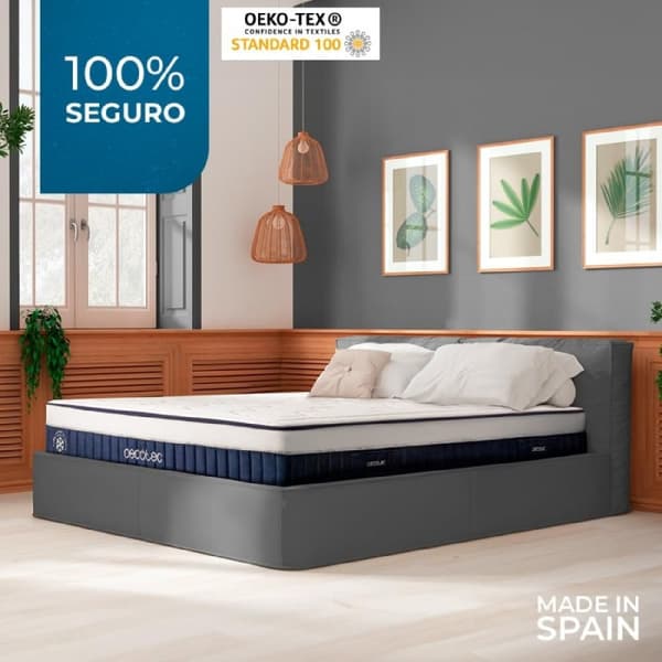Cecotec Flow CecoFresh 2700 CoolConfort Hybrid 90x190 mattress with pocket spring core and innovative CoolConfort technology for an ultra-cooling sen