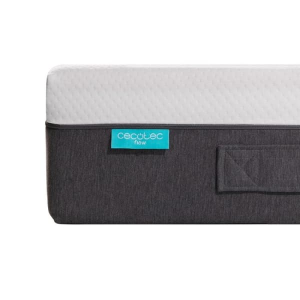 Cecotec 25 cm high viscoelastic mattress that combines 3 layers for high firmness, profiled HRC2+ foam core, removable cover, and MorphoAdapt+, Fresh