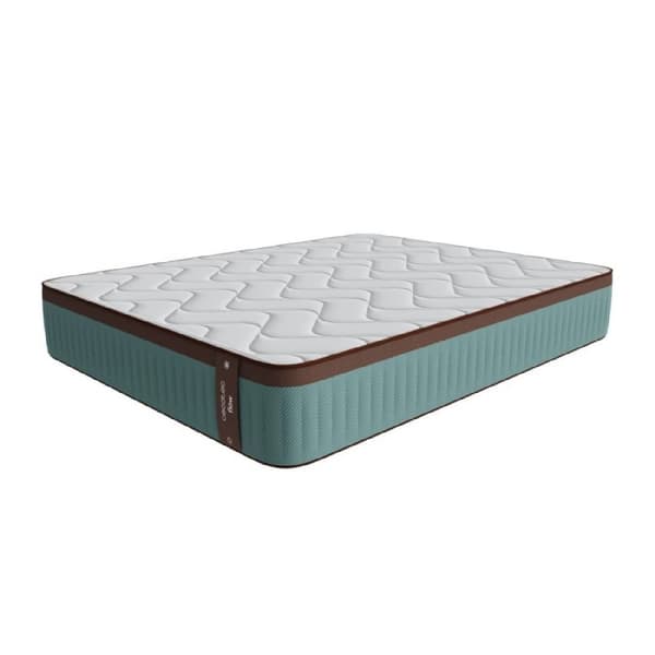 Cecotec Multilayer hybrid mattress with pocket-spring core, 30 cm high, and SeparateMuv, ViscoCare+ &amp; BreathSoft technologies.
