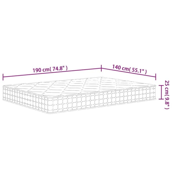 springmadras m. pocket-fjedre medium fasthed 180x200 cm