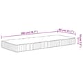Miniatyrbillede 7 af 9: springmadras med pocketfjedre 80x200 cm medium