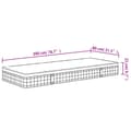 Miniatyrbillede 9 af 9: springmadras med bonellfjedre 80x200 cm medium