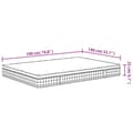 Miniatyrbillede 7 af 9: springmadras med bonellfjedre 140x190 cm medium