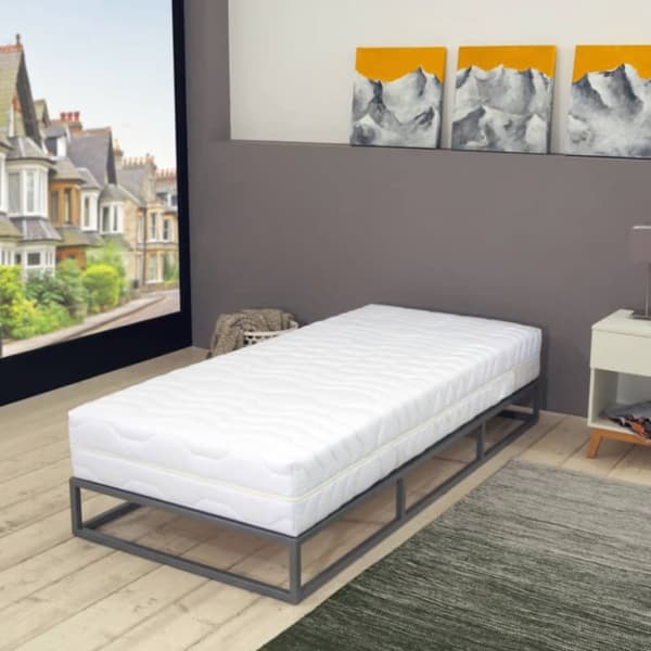 madras 90 x 200 cm 7 zoner pocketfjedre 20 cm H2