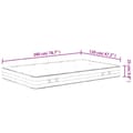 Miniatyrbillede 7 af 9: springmadras med pocketfjedre 120x200 cm medium fast