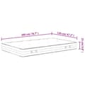 Miniatyrbillede 9 af 9: springmadras med pocketfjedre 120x200 cm medium fast
