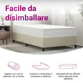 Miniatyrbillede 8 af 9: springmadras med pocketfjedre 100x200 cm medium fast