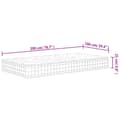Miniatyrbillede 9 af 9: springmadras med pocketfjedre 100x200 cm medium fast