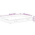 Miniatyrbillede 7 af 7: springmadras m. pocket-fjedre medium fasthed 180x200 cm