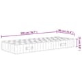 Miniatyrbillede 9 af 9: springmadras med pocketfjedre 90x200 cm medium fast
