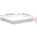 Miniatyrbillede 7 af 9: springmadras med bonellfjedre 180x200 cm medium