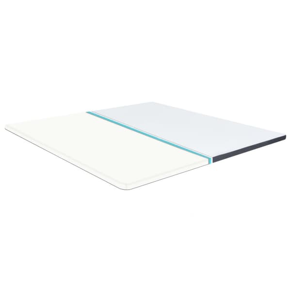 topmadras til seng med boxmadras 200x200x5 cm
