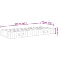 Pikkukuva 7 / 7: Pocketresårmadrass medium fast 70x200 cm