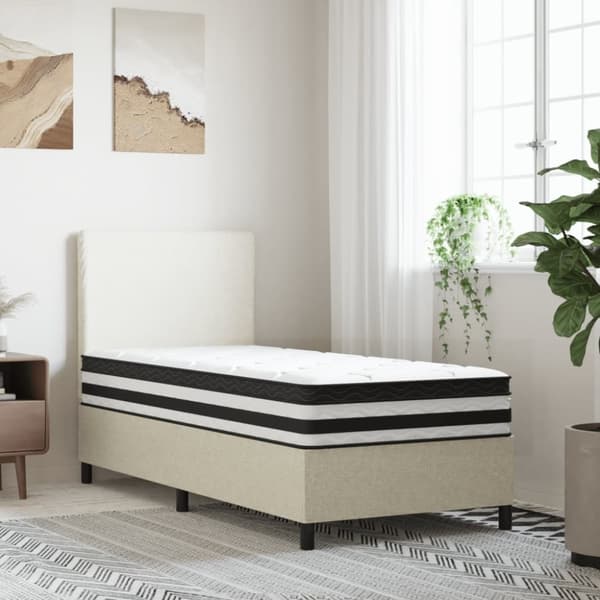 vidaXL Pussijousipatja keskikova 90x190 cm yhden hengen