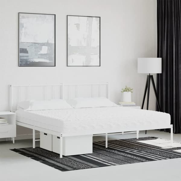 Skummadrass vit 200x200 cm hårdhet H2 H3