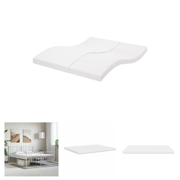 The Living Store Skummadrass vit 160x200 cm 7-zoner hårdhet 20 ILD -  Madrasser