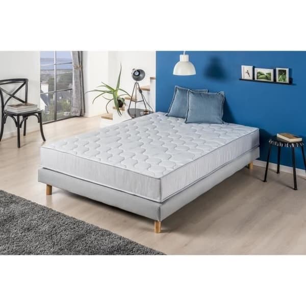 Madrass 140x190 cm - 580 Pocketfjädrar - 5 komfortzoner - 19 cm - Fast - DEKO DREAM Springmax