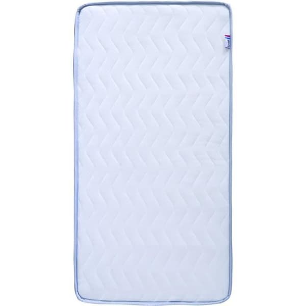 Klimatiserat Madrass TINEO 70x140x10cm - Klimatiserat - 1 Sommar Sidan - 1 Vinter Sidan - Utan Behandling - Tillverkad I Frankrike