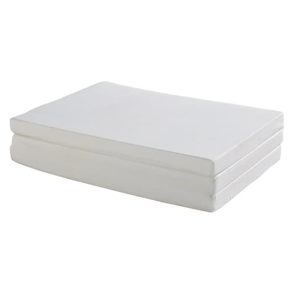 Baby resemadrass - Vikbar - 60x120x4 cm - Vikbar: Idealisk för extra sömn - Avtagbart överdrag
