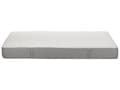 Miniatyrbillede 8 af 11: Madras Hvid Grå Polyester Skum Gel 160 x 200 cm Skummadras til Dobbeltseng Memoryskum Fast