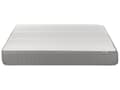 Miniatyrbillede 7 af 11: Madras Hvid Grå Polyester Skum Gel 160 x 200 cm Skummadras til Dobbeltseng Memoryskum Medium