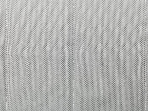 Springmadras Grå Hvid Polyester 160 x 200 cm Madras med Pocketfjedre til Dobbeltseng Medium