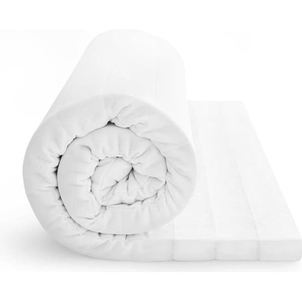 Skummadrass - På 140x190 madrass - Bra komfort - Ergonomisk övermadrass - Höjd 5 cm - Avtagbart överdrag - Mjuk och andas Skummadrass - På 140x190 madrass - Bra komfort - Ergonomisk övermadrass - Höjd 5 cm - Avtagbart överdrag - Mjuk och andas